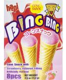 Hapi Bing Bing Cone Snack - 2.51 oz (Strawberry Filled) | Delicious Treat - Buy Online on GoSupps.com