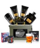 MASTER BEAR Ammo Can Gift Set for Men | Unique Birthday & Father's Day Gifts | Glass Mug Wristband Sandalwood Amber Bath & Body Essentials - Buy Online on GoSupps.com