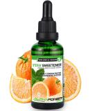 Alphapower Food | Sugar-Free Orange Flavor Drops | 100% Natural Liquid Aroma & Sweetener | 50 ml Pack - Buy Online on GoSupps.com