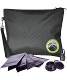 2022 Smell Proof Bag with Lock | Odor Proof Container 11x9 | Dog Tested | Top Zipper for Herbs, Coffee, Oils - Buy Online on GoSupps.com