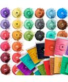 24 Color Set of Cosmetic Grade Mica Powder for Soap Making, Lip Gloss, Candle Making, Resin Art, and More - Organic Coloring Pigment for Epoxy, Body Butter, Bath Bomb - 24*0.15 Oz Bags - Buy Online on GoSupps.com