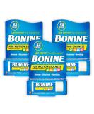 Bonine Non-Drowsy Motion Sickness Relief - 3 Pack Chewable Tablets with Meclizine HCL 25mg - Raspberry Flavor - Travel Essential for Nausea & Motion Sickness - 12ct Each - Buy Online on GoSupps.com