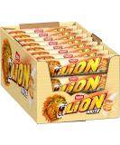 NESTL LION White Crunchy Bar - 24-Pack (42g each) | Delicious Caramel & Crispy Wafer | International Shipping Available - Buy Online on GoSupps.com