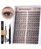 Manga Lash Clusters Kit - Natural Eyelash Extensions for Wispy Lashes | Winifred Manga - Buy Online on GoSupps.com