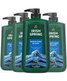 Irish Spring Moisture Blast Body Wash 30 Oz Pump - Pack of 4 | 30 Fl Oz Each - Buy Online on GoSupps.com