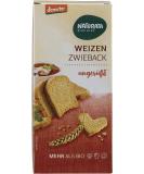 Naturata Organic Wheat Rusks - Unsweetened (2 x 150g) | Healthy Snack Vegan International Shipping - Buy Online on GoSupps.com