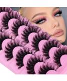 JIMIRE Cat Eye Lashes Faux Mink Eyelashes Fluffy 18MM Volume Mink Lashes Natura Look Like Eyelash Extensions Wispy Full False Eyelashes Strip Lashes 7 Pairs Pack G - Buy Online on GoSupps.com