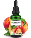 Alphapower Food |Stevia sugar -free flavor drops peach |100% natural liquid aroma + sugar substitute for water muesli desserts smoothies natural peach aroma 50 ml (1 Pack) - Buy Online on GoSupps.com