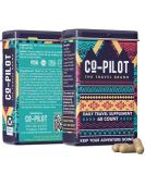 Co-Pilot All-in-1 Travel Supplement | Jet Lag & Immune Support | Energy Blend with Ashwagandha & Rhodiola | Airplane Travel Essentials | 60 Vegan & Gluten Free Capsules - Buy Online on GoSupps.com