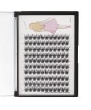 Bodermincer C Curl 0.07 Wide Cluster 3D Individual Lashes | Natural Look & Easy to Apply | Volume DIY Eyelash Extensions (14mm) - Buy Online on GoSupps.com