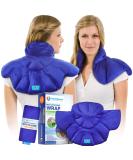 PhysioNatural Microwavable Heating Pad with Herbal Aromatherapy for Instant Muscle Pain Relief and Relaxation - Buy Online on GoSupps.com