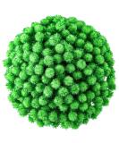 Hestya 500 Pcs 0.5 Glitter Pom Poms for Christmas Crafts - Light Green - Buy Online on GoSupps.com