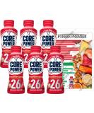 Fairlife Core Power High Protein Milk Shake, Strawberry Banana Flavor, 14 fl oz, Pack of 6 Bottles - Forbes Premier Card Included - Buy Online on GoSupps.com