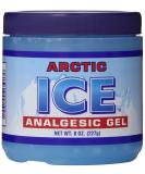 Arctic Ice Analgesic Gel 8 Oz - Fast Pain Relief | Smooth Soothing and Cooling | Buy Internationally - Buy Online on GoSupps.com