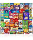45 Count Snack Box Care Package - Ultimate Variety Pack for Office, Schools & Family - Bulk Bars, Cookies, Chips, Candy & Treats - Perfect Gift Basket for College Students and Military Personnel - Buy Online on GoSupps.com