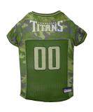 NFL Tennessee Titans Camouflage Dog Jersey - Small | 5 Sizes & 32 Teams | Hunting Pet Shirt - Buy Online on GoSupps.com