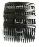 Pack of 4 BLACK 7cm Hair Combs - Buy Online on GoSupps.com