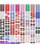 520 Pieces Self-Adhesive Nail Polish Stickers - Full Cover Nail Art Decals with Nail Files for Women & Girls - Bright Style DIY Nail Art - Buy Online on GoSupps.com