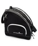 Athletico Ice & Inline Skate Bag - Premium Bag to Carry Ice Skates, Roller Skates, Inline Skates for Both Kids and Adults Black with White Trim - Buy Online on GoSupps.com