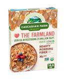 Cascadian Farm Organic Hearty Morning Fiber Cereal 14.6 oz - Buy Online on GoSupps.com