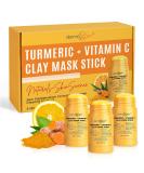 Turmeric Face Mask - Organic Acne Treatment & Anti-Aging Set of 3 | Boost Circulation & Revitalize Dull Skin - Buy Online on GoSupps.com