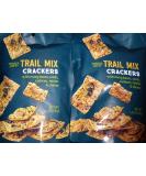 Trader Joe's Trail Mix Crackers with Mung Beans, Seeds, Cashews, Raisins & Cheese - Great Snack - Perfect Texture! (2 Pack) 4.5oz Each - Buy Online on GoSupps.com