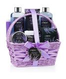 Fathers Day Gifts from Son Spa Gift Basket  Luxury 9pc Bath & Body Set For Women & Men  Lavender & Jasmine Scent - Shower Gel  Bubble Bath  Lotion  Bath Salt  Body Scrub  Massage Oil  Loofah & Basket - Buy Online on GoSupps.com