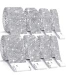 8 Rolls Rhinestone Ribbons Cludoo 8 Yard Silver Self Adhesive Rhinestone Ribbon  Bling Crystal Diamond Ribbon Roll Wrap Glittering Rhinestones Sticker for Decoration Car DIY Arts Crafts Wedding Party Sliver - Buy Online on GoSupps.com