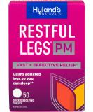 Hyland's Naturals Restful Legs Nighttime PM Tablets, 50 Count - Buy Online on GoSupps.com