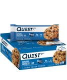 Quest Nutrition Oatmeal Chocolate Chip Protein Bars - Low Carb, Gluten-Free, Keto 12 Count - Buy Online on GoSupps.com
