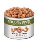 Virginia Diner Gourmet Natural Jumbo Honey Roasted Cashews 18oz Tin - 1.12lb Pack of 1 - Buy Online on GoSupps.com