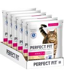 Perfect Fit Adult Cat Dry Food - Chicken Flavour | 750g (6 Bags) & 4.5kg Pack | International Shipping Available - Buy Online on GoSupps.com