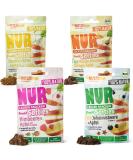 Nutripur Fruit Softies 4er Set - Vegan Fruit Gum Gelatin-Free Natural Snacks with Berry & Exotic Fruit Juice Concentrate (35g x 4) - Buy Online on GoSupps.com