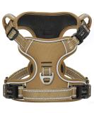 Buy Heele Adjustable Dog Harness for Small Dogs - Reflective Anti-Pull Padded Handle XS Khaki | International Shipping Available - Buy Online on GoSupps.com