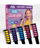 Blue Squid Unicorn Hair Cover - 5 Pastel Tones Temporary Hair Color for Kids | Washable Hair Dye Gift for Teenage Girls & Boys - Buy Online on GoSupps.com