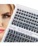Qeelasee DIY d Curl Eyelash Clusters - 144pcs Natural 0.07 50D Wispy Volume Lashes (8-18mm) - Perfect for Stunning Looks - Buy Online on GoSupps.com