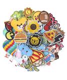 60Pcs Random Assorted Iron on Patches for Jackets Hats Backpacks Jeans - Cute Embroidered Applique Patches - DIY Accessories - Buy Online on GoSupps.com