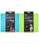 Lickimat Classic Dog Slow Feeder | Boredom & Anxiety Reduction | Perfect for Treats & Peanut Butter | Fun Alternative to Slow Feed Bowl | Green & Turquoise - Buy Online on GoSupps.com