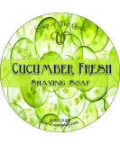 Shaving Soap of the Gods - Cucumber Fresh 4 oz | Premium Shaving Cream for Smooth Skin | International Shipping Available - Buy Online on GoSupps.com