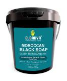 Elbahya Moroccan Black Soap with Eucalyptus and Olive 2.20 lbs/1kg - Authentic Hammam Experience - Buy Online on GoSupps.com