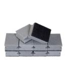 Sonty 10 pieces premium scouring pad dishwashing sponge for stubborn dirt sponge with abrasive 9 x 7 x 4 cm black/grey - Buy Online on GoSupps.com