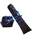 Athletico Youth Black Ski Bag Combo with Padding | Durable & Protective - Buy Online on GoSupps.com