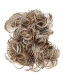 CAISHA XXL Hairpiece Scrunchy Updo Bridal Hairstyle - Light Brown Gray Mix Updo Bun | HW40 - Buy Online on GoSupps.com