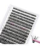 280 Pcs 40D-C-0.07-9-15mix Cluster Lashes - DIY Wispy Bottom Lashes - C D Curl - Large Size | Perfect for At-Home Use - Buy Online on GoSupps.com