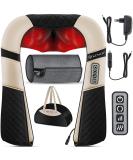 Kesser Neck Massage Device | Shiatsu Heat Massage for Neck Back & Shoulders | 3D Portable Relief in Beige/Black - Buy Online on GoSupps.com