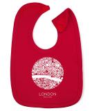 Hippowarehouse London Map Cotton Baby Nursing Bib for Boys and Girls - Buy Online on GoSupps.com