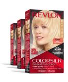 Revlon Colorsilk Permanent Hair Color - 03 Ultra Light Sun Blonde (Pack of 3) | Ammonia-Free, 100% Gray Coverage, Keratin & Amino Acids - Buy Online on GoSupps.com