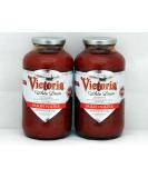 Victoria White Linen Marinara Sauce Twin pack ( 2- 40oz bottles ) Tomato 2.5 Pound (Pack of 2) - Buy Online on GoSupps.com