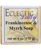 Buy Frankincense and Myrrh Glycerin Soap - Eclectic Lady 4 oz Bar | Premium Natural Soap for Glowing Skin - Buy Online on GoSupps.com