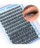 Goddvenus Wispy Lash Clusters - Natural CD Curl Eyelash Extensions DIY Invisible Band Fluffy Individual Lashes for Stunning Eyes - Buy Online on GoSupps.com